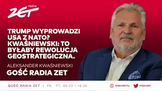 Trump wyprowadzi USA z NATO? Kwaśniewski: to byłaby rewolucja geostrategiczna.