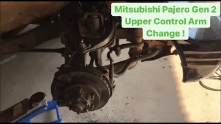 Mitsubishi  Pajero Gen 2/l200  Upper Control Arm Replacement