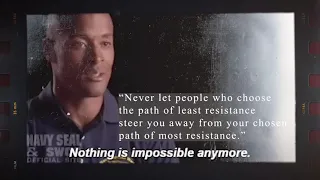 David Goggins Legendary Quote on the Path of Least Resistance