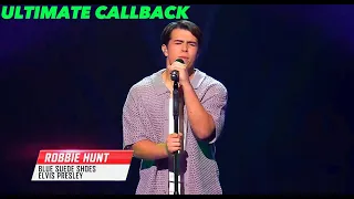 Robbie Hunt Sings E Presley's 'Blue Suede Shoes' | The Ultimate Callback | The Voice Australia  2023