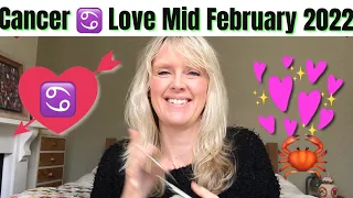 CANCER LOVE READING! - MID FEBRUARY 2022 - UNIVERSE IS WRITING YOU A NEW LOVE STORY!  ❤️