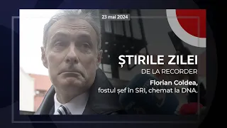 23 MAI 2024. Florian Coldea, fost șef în SRI, la DNA. Nu din proprie inițiativă