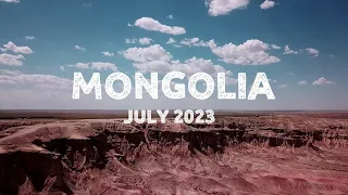 DRONE SHOT GOBI DESERT IN MONGOLIA