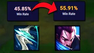Yasuo went from the Worst Champion in the game to the Best ADC because of this change