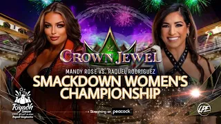 Raquel Rodriguez vs. Mandy Rose SD Women's Title Match WWE Crown Jewel WWE2K22 Universe Mode