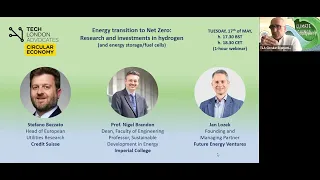 TLA Circular Economy - Energy transition to Net Zero: research and investments in hydrogen