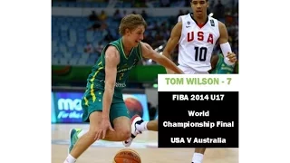 FIBA 2014 U17 Final USA V Australia - Tom Wilson - 7