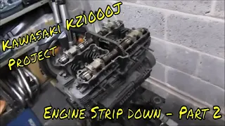 Kawasaki KZ1000J/Z1000J2   Project  - Engine Strip down  - Part 2