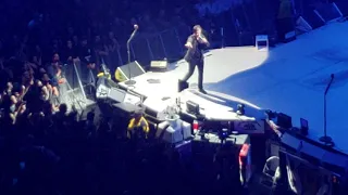 Jim Breuer  at  Savemart Center dec 2018 during the Metallica  show