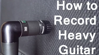 How to Record Heavy Guitar | SpectreSoundStudios TUTORIAL