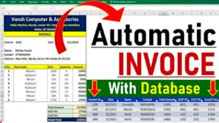 making pay sleep on ms Excel !                     Automatic invoice in ms Excel 🥳