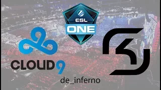 Cloud9 vs SK Gaming - ESL One Cologne 2017 Grand Finals - Map 3/bo5 - Inferno - CS:GO VODs