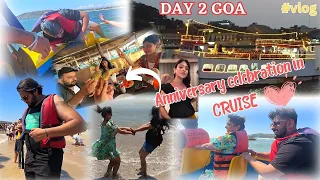 The magic of Goa made Their anniversary celebration even more special! || Cruise 🚢 date