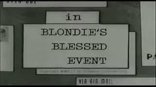 1942   Blondie's Blessed Event - (Quality: Good)