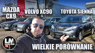 RODZINNY 7-osobowy - Mazda CX9 Volvo XC90 czy Toyota SIENNA?