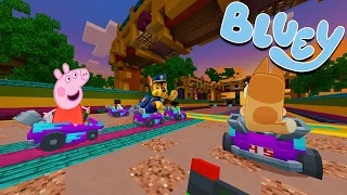 HORA de JUGAR en el FIN de SEMANA | Las Aventuras de BLUEY en Minecraft!