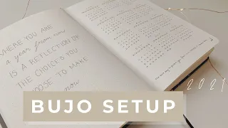 BULLET JOURNAL SETUP 2021 | Bullet Journal starten | plan with me deutsch