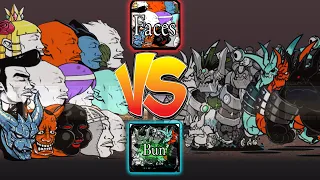 The Battle Cats - All Faces Vs Bun Bun (Part 1)