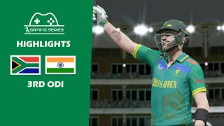 South Africa v India - 3rd ODI 2024 | DP World Wanderers (Johannesburg) | Gaming Series (Cricket 22)