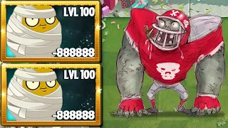 1000 Plants PvZ 2 Max Level VS All-Star Zombie LEVEL 100 - Who Will Win?