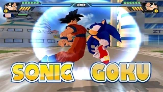 Goku and Sonic Fusion | Gokunic | DBZ Tenkaichi 3 (MOD)