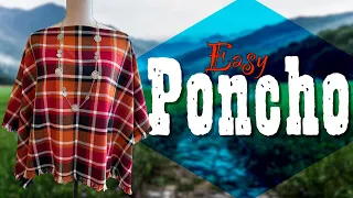Super Easy Poncho Tutorial | The Sewing Room Channel