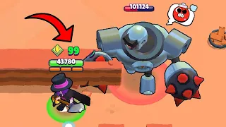 99 powercube Mortis VS Robot!| Brawl Stars Funny Moments & Glitches & Fails #419