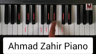 Ahmad Zahir -  Asheq Shodai - Afghan Piano Tutorial آموزش پیانو