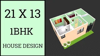 21 x 13 House Plan ll 275 Sqft Ghar Ka Naksha ll 21 x 13 House Design