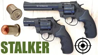 Револьвер под патрон Флобера Stalker 2.5", 4.5", 6"  Турция. Обзор с отстрелом