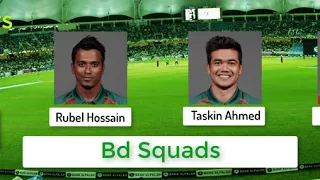 BD Squads - India And Bangladesh In Sri Lanka T20i Tri Series 2018