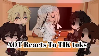 AOT Reacts To TIK tok || Enjoy|| 1/?|| Emxtional_Demon