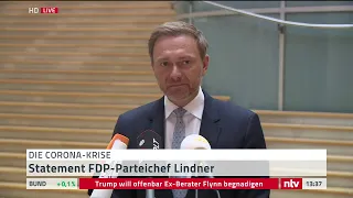 Corona LIVE: FDP-Chef Lindner gibt Statement vor dem Gipfel