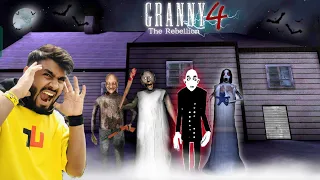 TECHNO GAMERZ FINNALLY ESCAPE NEW GRANNY 4 THE REBELLION HOUSE 😱