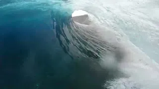 RAW POV TEAHUPO'O // Stormy Inside Ledge