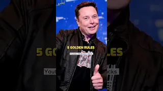 5 Golden Rules 😎🔥😳 Elon musk Attitude #shorts #elonmusk #billionaire #motivation #attitudestatus