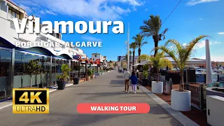 Vilamoura, Algarve 2023 🇵🇹 – Walking Tour 4k  – Portugal winter