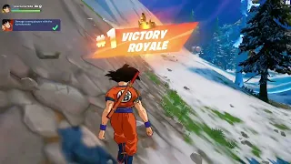 Goku gets a dub with the Kamehameha then hits the Griddy