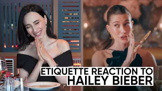 Hailey Bieber Eats 10 Traditional French Dishes - Etiquette Reaction by Jamila Musayev