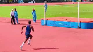 DEFENSE SERVICE MEET -2023 High jump mens final 2.12m