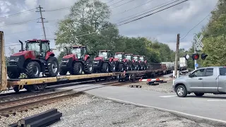 Railroad Crossing Blocked 1 Hour As 2 Trains Passing!  Train Stopped With My Truck On Other Side RR!