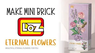 UNBOXING and REVIEW LOZ mini brick Eternal Flowers 1657