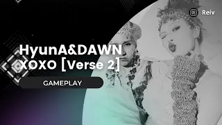 『SuperStar P NATION』HyunA&DAWN 'XOXO' [Verse 2] | Hard mode 3 stars gameplay