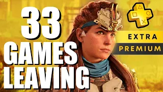 33 GAMES LEAVING PS PLUS EXTRA & PREMIUM IN MAY 2024!!!
