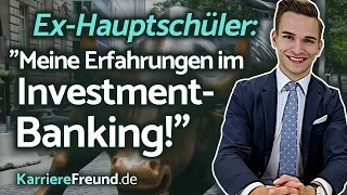 Von der Hauptschule in's Investment-Banking!