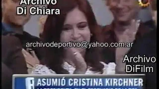 El primer acto de Cristina Kirchner como Presidenta fue en Berazategui 2007 V-02485 DiFilm