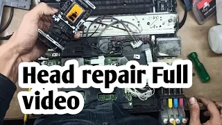 How to repair brother dcp j125,j220,j415,j615 etc head repair and cleaning