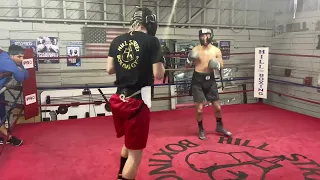 Boxing gym Sparring