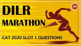 DILR Marathon | CAT 2020 Slot 1 Complete Video | 2IIM CAT Preparation