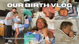 BIRTH VLOG // POSITIVE HOSPITAL BIRTH + VAGINAL DELIVERY